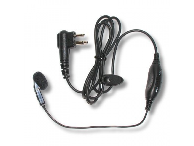 MDPMLN4442 - Slúchadlo do ucha s mikrofónom a PTT tlačidlom na kábli