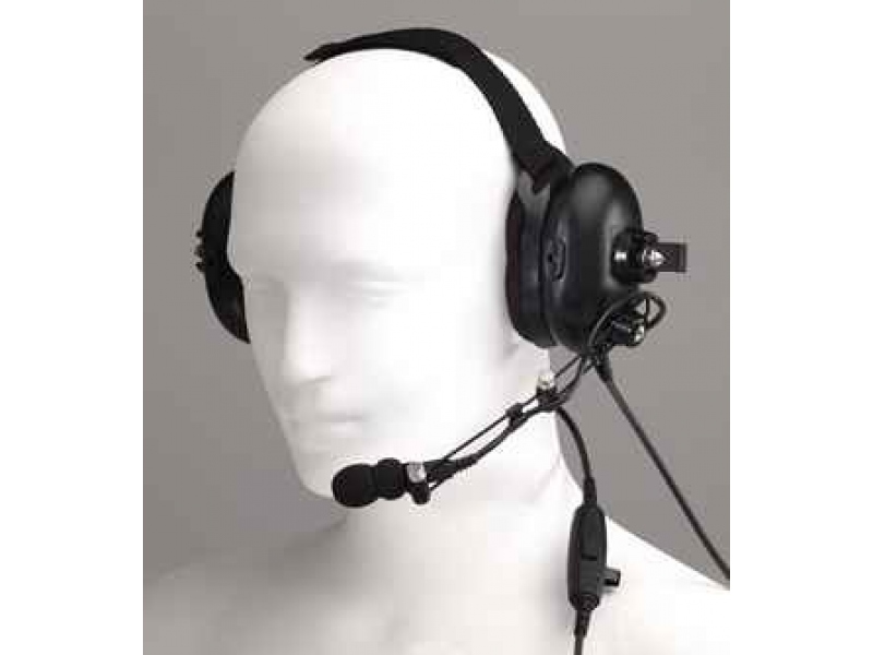 ENMN4016 - Ťažká náhlavná súprava s mikrofónom a PTT talčidlom